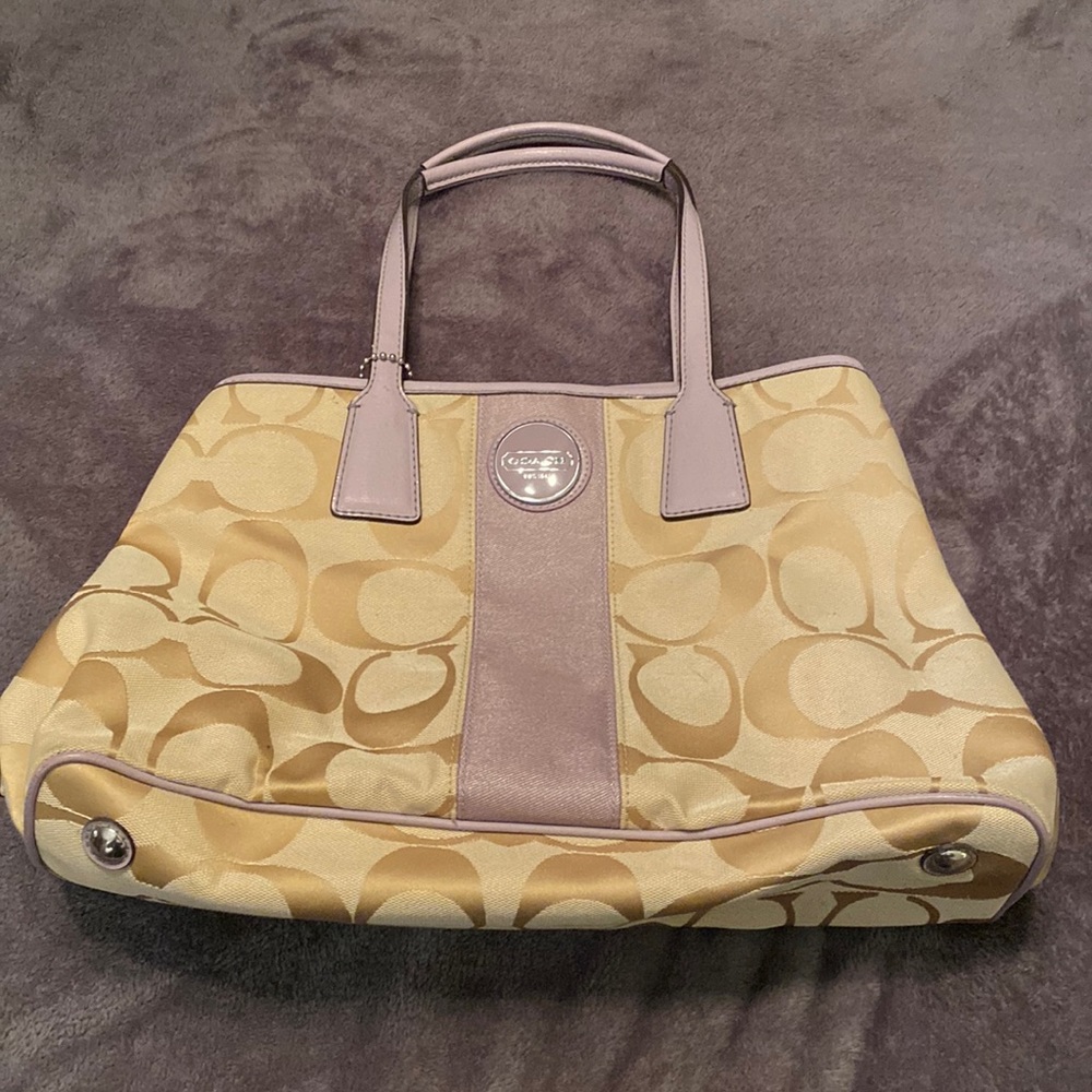 Purple Coach Purse - Barely Used